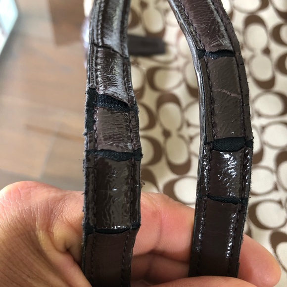 Coach Signature Stripe Tote Bag - Picture 7 of 8